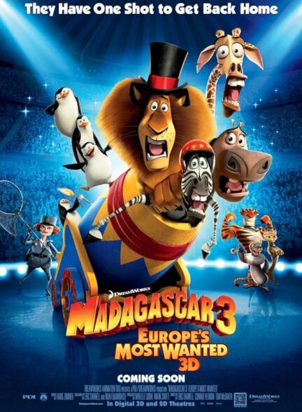 دانلود انیمیشن Madagascar 3: Europe’s Most Wanted 2012