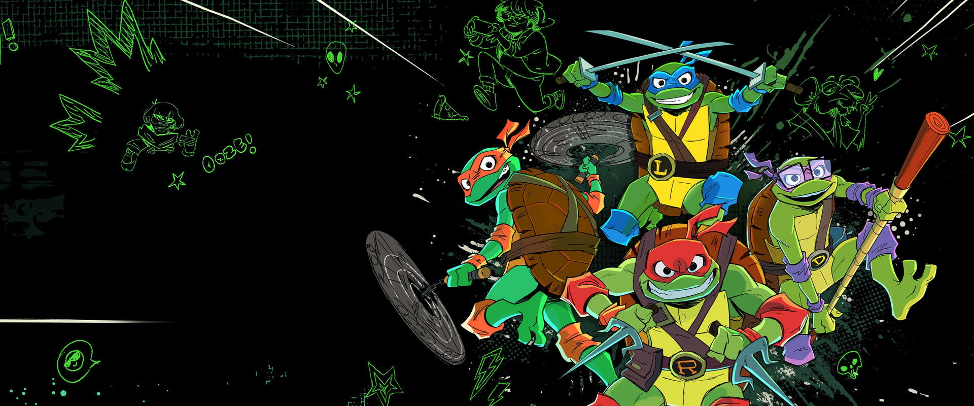 دانلود انیمیشن Tales of the Teenage Mutant Ninja Turtles (ماجراهای نوجوانی لاک پشت های نینجا 2024–) بدون سانسور با زیرنویس فارسی