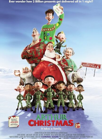 دانلود انیمیشن Arthur Christmas 2011